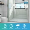 Frameless Shower Door Bottom Seal Shower Sweep with Drip Rail