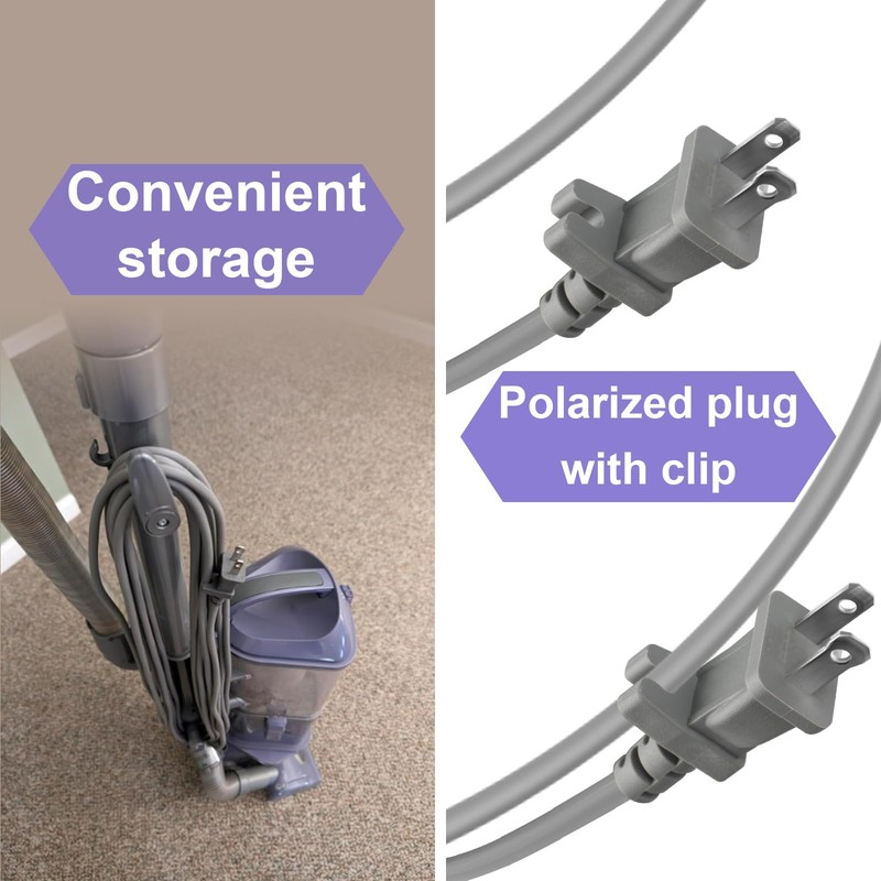 36ft Upright Vacuum Cleaner Replacement Cord for Shark Bissell Hoover