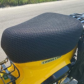 ROUGH & ROAD RR7571 Motorcycle Seat Covers Mesh Seat Covers Black Large Size