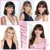 Cesomeey Hair Topper Clip in Bangs, 360° 3D Cover Hair