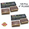 A2Z 120 Pieces Brown 4" Tire Plug Insert String Tubeless