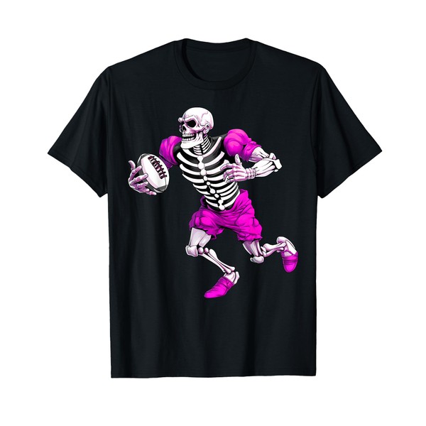 Rugby Player Skeleton T-Shirt