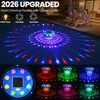 KingSom 2026 Upgraded Pool Chlorine Floater,Solar Chlorine Floater w/Lights,Button Control