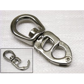 Trigger Swivel Snap Shackle 115MM (Stainless Steel Marine Rigging Release)