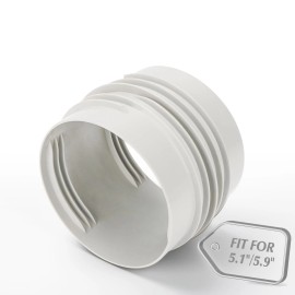 Neaglory Portable Air Conditioner Exhaust Hose Coupler Universal 5.1 Inch & 5.9 Inch D