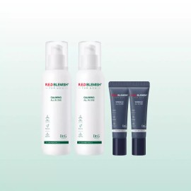 Dr. Jart+ 2개 닥터지 레드 블레미쉬 포 맨 진정 올인원 150mL Dr. Jart+ Red Blemish For Men Soothing All-In-One 150mL [True All-in-One 150mL+150mL]