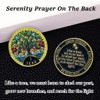 Tree of Life Sobriety Coin - 1 Year Sobriety Coin,