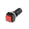 sourcing map 10Pcs,12mm Red Momentary Push Button Switch Square Flat