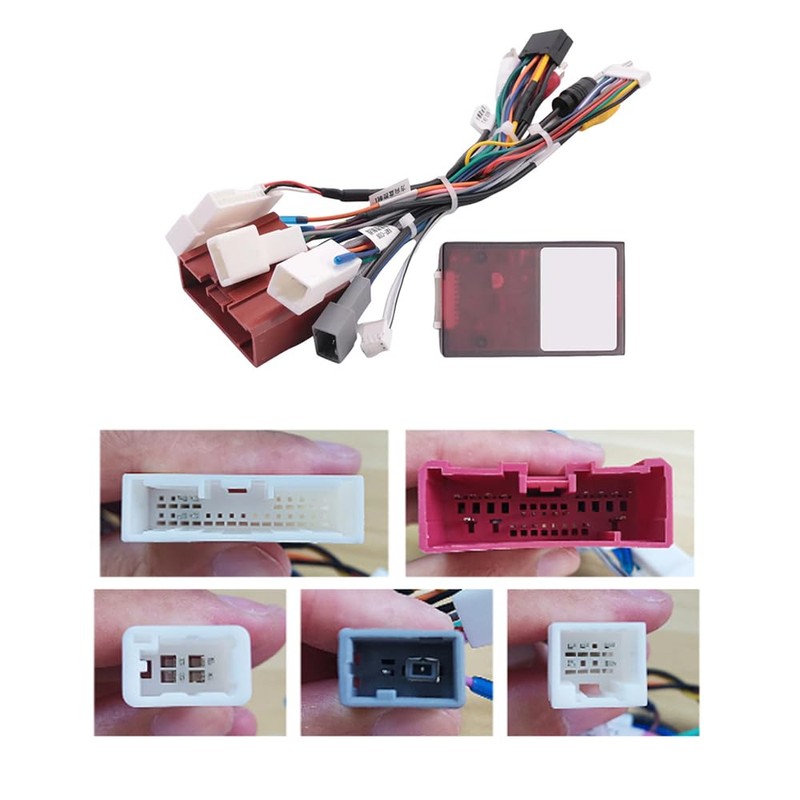 16pin Car Stereo Radio Power Retrofit Harness Wiring Cable Adapter