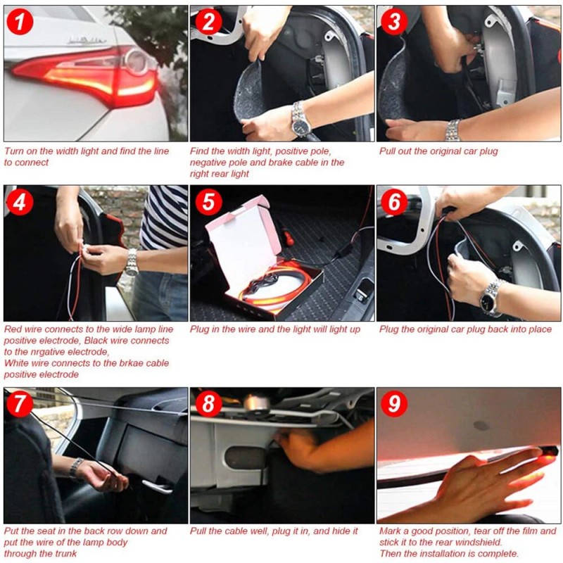 Dreamizer 40" LED Third High Brake Signal Strip Light 5