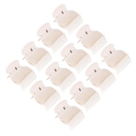 IWOWHERO 12 Pack Hot Rollers Hair Clips Silver Stretchy Hair Claw Clips for Perm Dye for Women