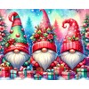 Christmas Gnomes Diamond Painting Kits for Adults, Christmas Dwarf Diamond