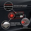 TAHJOS Pack of 4 Warning Dash Cam Recording Window Stickers,