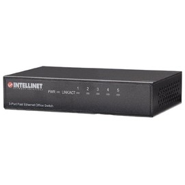 Intellinet 5-Port 10/100Mbps Fast Ethernet Office Switch (Metal) (523301)