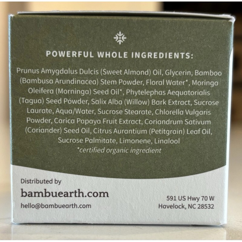 Bambú Tierra Bambú + Máscara Pulidora Sauce Pulido Exfoliante 2oz