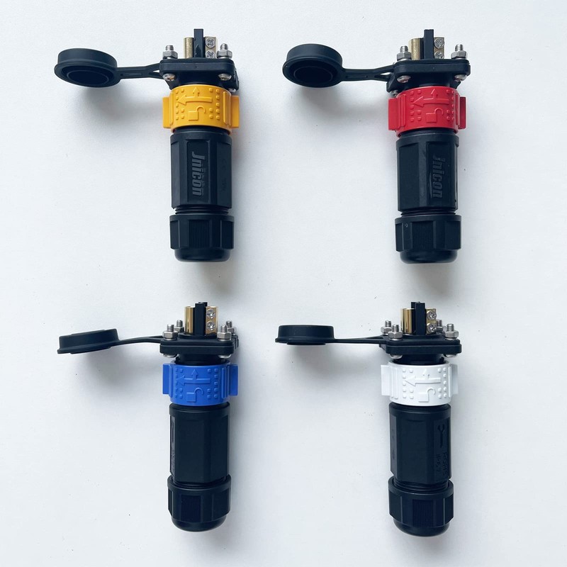 GaiRen 50Amp Trolling Motor Plug Receptacle Set, 12/24/36/48 Volt Marine