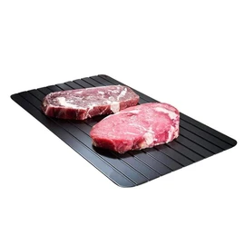 Miracle Thaw Defrost Tray,Easy Thaw Tray Defrost Food Quickly and Safely,No Power,No Chemistry (11.6x8.2 inch)