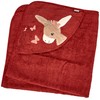 Sterntaler Emmily Hooded Bath Towel 80 x 80 cm Red