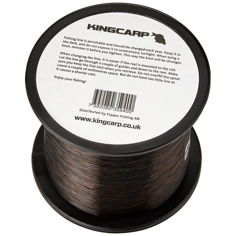 FLADEN Maxximus 15lb Carp Monofilament - Dark Brown, 1200 m