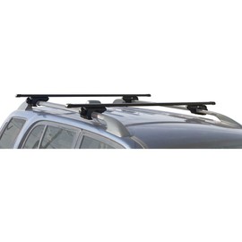 Apex RB-1006-49 Universal Side Rail Mounted Roof Bar, Black