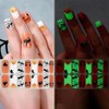 winthrop 6 láminas de pegatinas completas para uñas de Halloween,