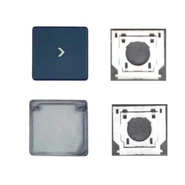 Replacement Right Arrow Keycap Keys and Hinges Compatible for Surface Laptop 3/4/5 13.5/15inch 1867 1868 1872 1873 1950 1951 1952 1953 Keyboard Right Arrow Key Cap (Black)