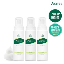 Acnes 아크네스 포밍워시 200ml x3개 Acnes Foaming Wash 200ml x3 pieces