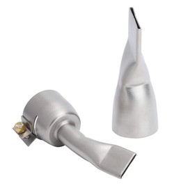 Ausla 2 Pieces Flat Welding Nozzle Heating Torch Flat Tips Nozzle 20mm Small 40mm Large Tip for Welding Tool