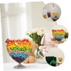 Zerodeko Heart Jar Candy Holder Glass Vases Glass Candy Dish