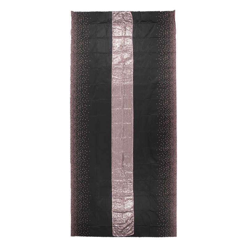 Rose Gold Dot Party Tablecloth Waterproof Polka Dot Design Rectangular