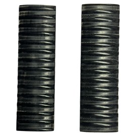 Malayan Products Buffalo Horn Scale Blanks, Knife Making Blanks, Natural Resource 5" Knife Handle Making, DIY Knife Handle Blanks, Set of 2 Scales, Handle Blanks Crafting Material Grip (Ribbed)