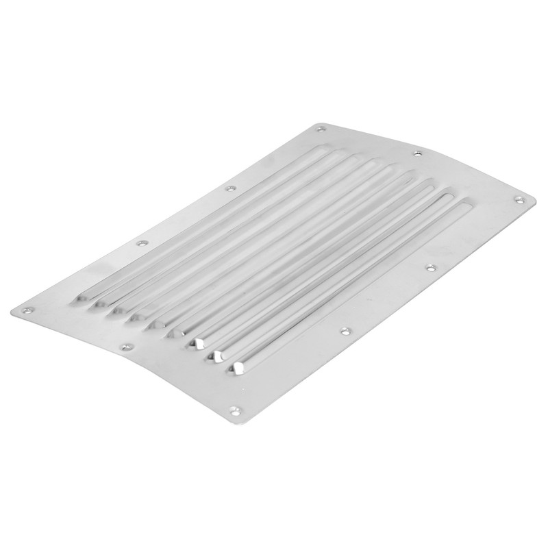 250x150mm Air Vent Louver Grill Cover Stainless Steel Duct Ventilation