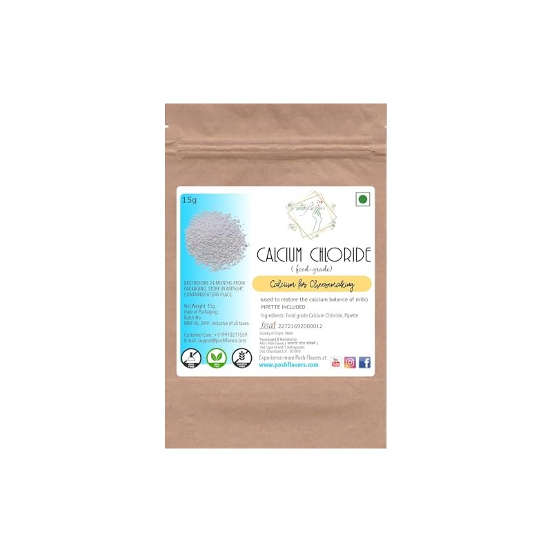 Flavors POWDERED Calcium Chloride for Cheesemaking | Make Cheese at