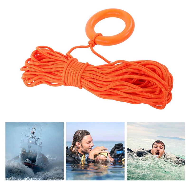 VGEBY 100ft Floating Lifesaving Rope, Water Rescue Diving Swimming Pool