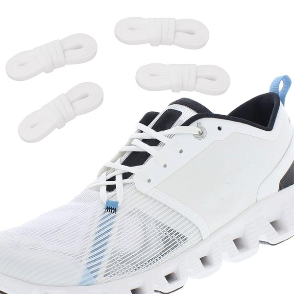 NOQUBYS 2 Pairs Flat Thin Shoe Laces for On Cloud,