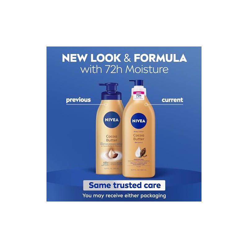 NIVEA Cocoa Butter Body Lotion 16.9 Fluid Ounce
