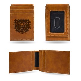 Rico Industries LEFPW Laser Engraved Front Pocket Wallet, Missouri State Bears, Missouri State Bears, Lefpw Laser Engraved Front Pocket Wallet
