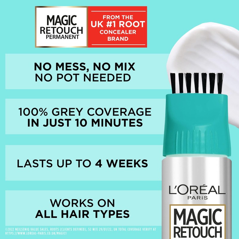 L'Oreal Paris Magic Retouch Permanent Root Concealer, Touching Up Grey