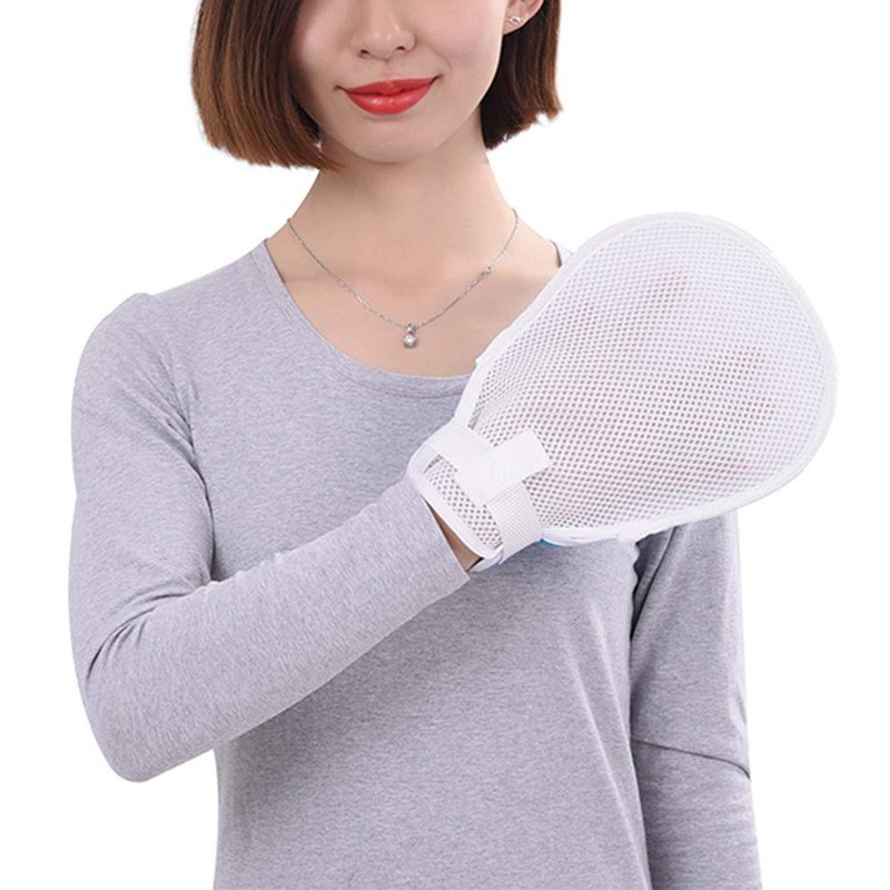 Healifty 2pcs Finger Control Mitts Hand Protector Anti-Extubation Gloves Medical