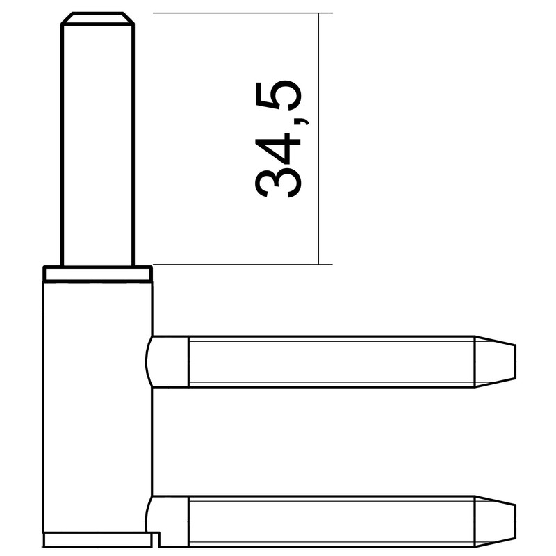 Melina 24 2 x Frame Part with Extended Guide Pin