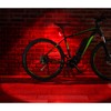 Fischer Twin Rear Light For Bicycle with Innovative 360° Ground