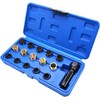 Spark Plug Repair Kit, 16Pcs Carbon Steel Spark Plug Tap