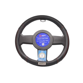 Sparcocorsa SPC1113BKJ_S Sparco-CORSA Steering Wheel Cover, Small, Black