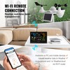 7-in-1 Wi-Fi Weather Station, 7.5 in Color Display, Home Weather