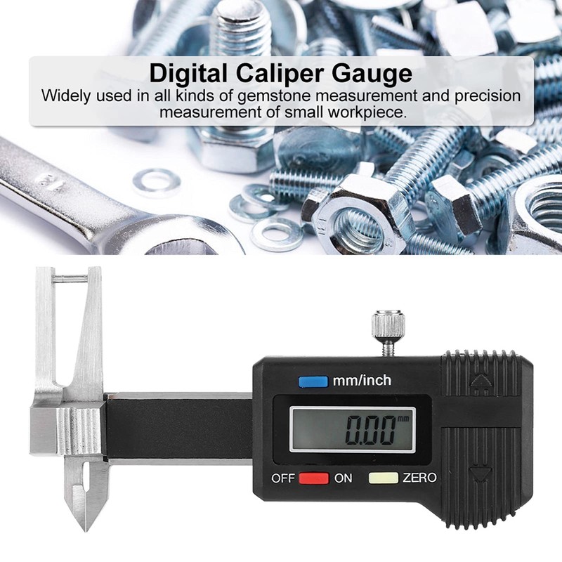 Electronic Digital Caliper, 1.5V Stainless Steel Micro Electronic Digital Display