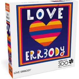 Buffalo Games - Tequitla Andrews - Love Errbody - 300 Piece Jigsaw Puzzle for Adults Challenging Puzzle Perfect for Game Nights - Finished Size is 21.25 x 15.00