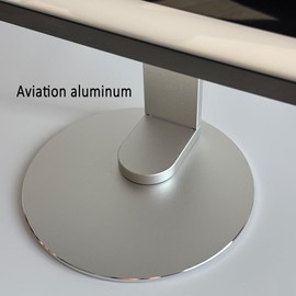 ATOPHK Adjustable Height Aluminum Stand for Echo Show 21 & Echo Show 15 ，360° Rotation, Tilt & Swivel, Landscape/Portrait Mode Silver