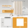 BTTN Extra Long Shower Curtain - 72x84 Long Boho Chic