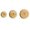 with WECK|FLAT TOP WOODEN LID Wooden Lid (Small)