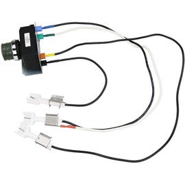GFTIME 7628 Igniter Kit Replacement Parts for Weber Genesis 310 & 320 Gas Grills with Front Mounted Control (2011 - Newer), Electronic Igniter Knob, Electrodes Ignitions for Genesis 300 Series